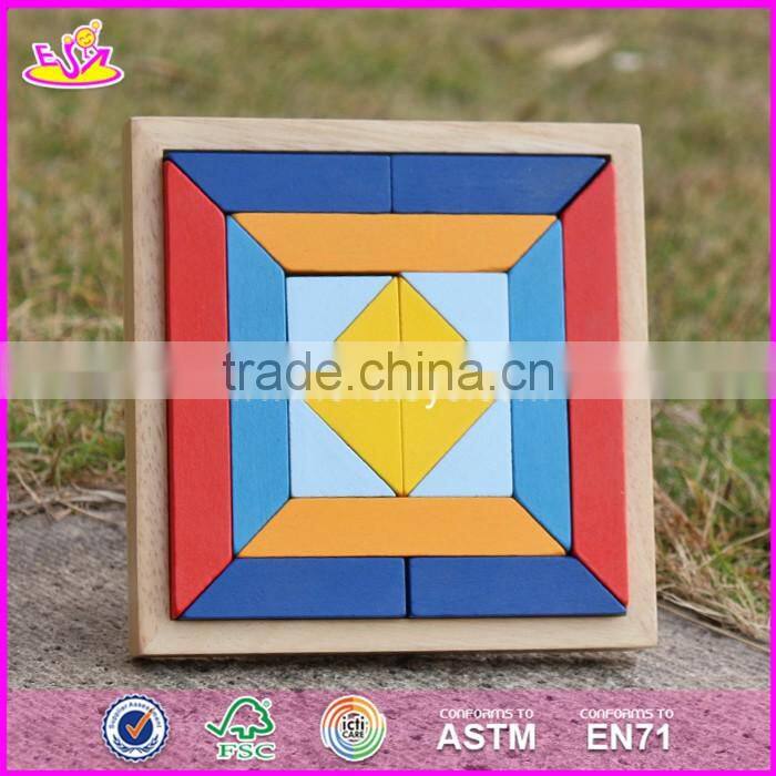 2017 New design 20 pieces educational wooden blocks for toddlers W13A127
