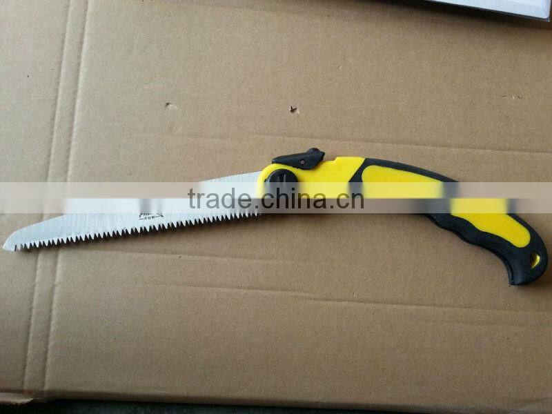 210mm collapsible hand saw with plastic handle