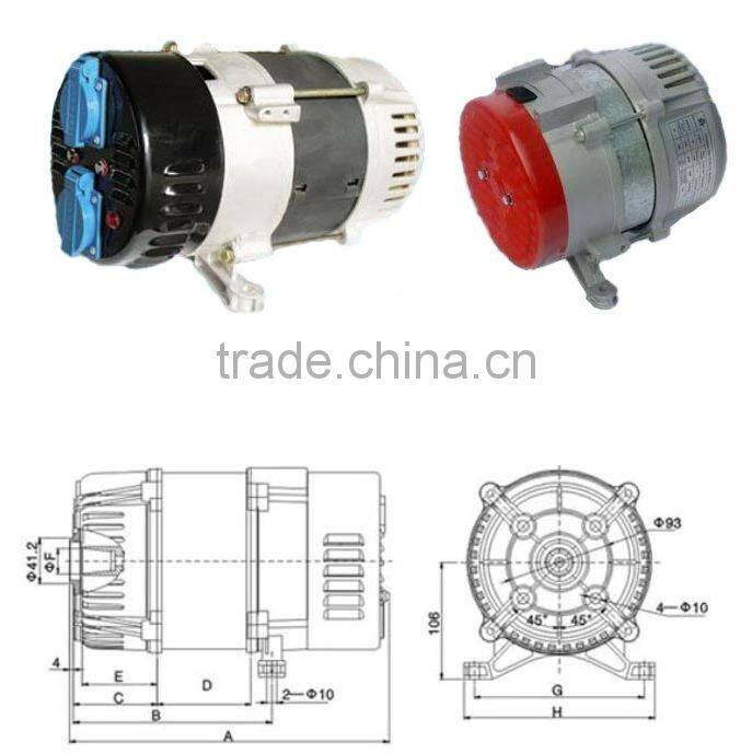 Factory price! Small 4kw/5kw alternator price