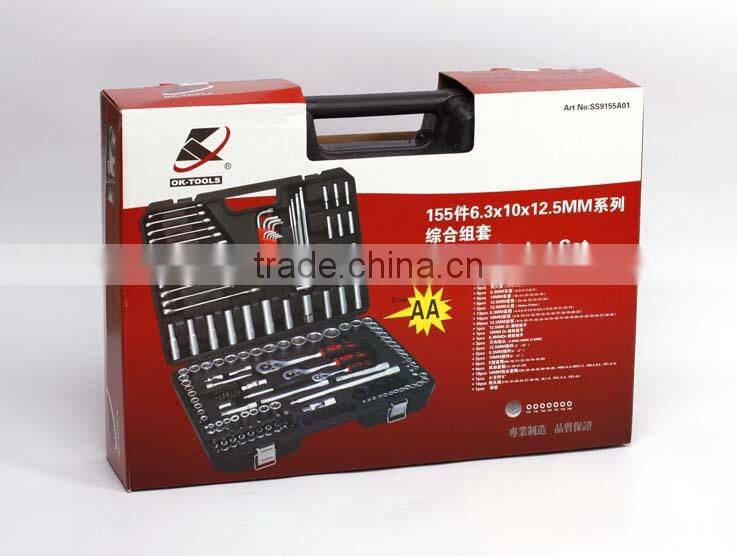 new 2014 Professional tools set/155pcs socket tool sets tool box tractor manufacturer China wholesale alibaba supplier