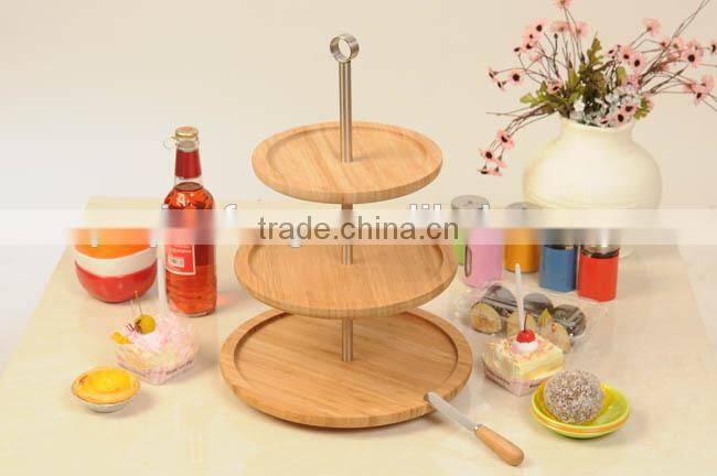 3-Layers Bamboo Case- Plate Pizza in High quality, .