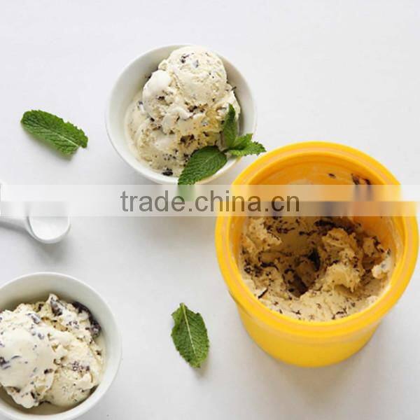 custom 1-pint Insulated Ice Cream Container - Yellow