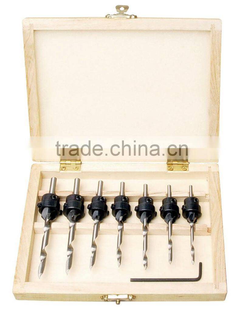 22pc Countersink Drill Bit