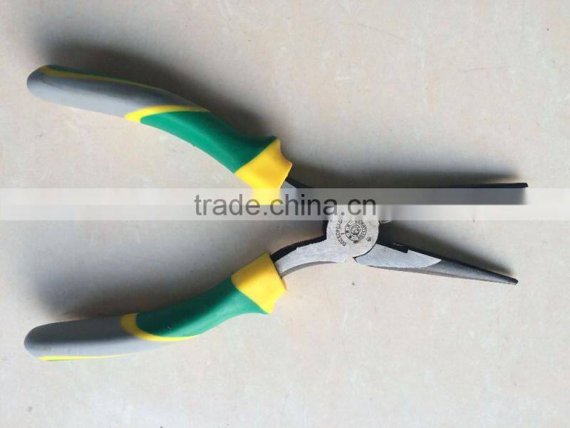 Cheap price 200mm/8'' long nose clamp plier, high quality needle nose plier
