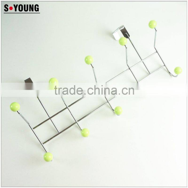 43018 Muticolored Bead Home Storage Decoration Coat&Hat Rack with 10 door Hooks