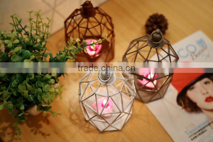 Candle cup iron ornaments