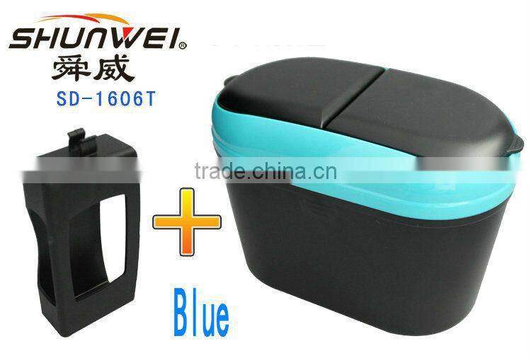 Ningbo manufactory produce car auto plastic door dustbin garbage box