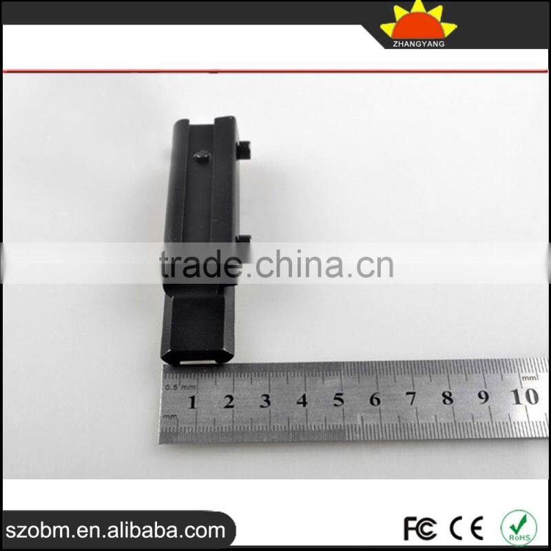 D0012 21mm Aluminum Alloy Tactical Flashlight Scope Mount Rail Weaver