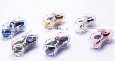 Custom style silicone pc lens wholesales waterproof swimming goggles