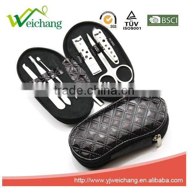 WCJ927 Stainless Steel Personal Manicure Set & Pedicure Set, Travel & Grooming Kit with Free Delicate Case