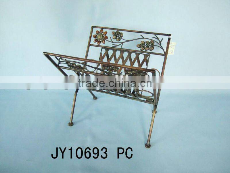 Decorative Metal Newspaper Holder