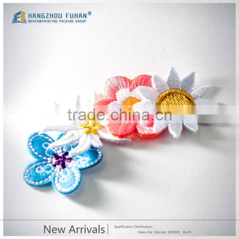 Fabulous Custom Flower Embroidery Patch for Garments
