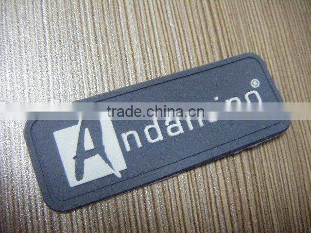 Customed pvc rubber patches for clothing