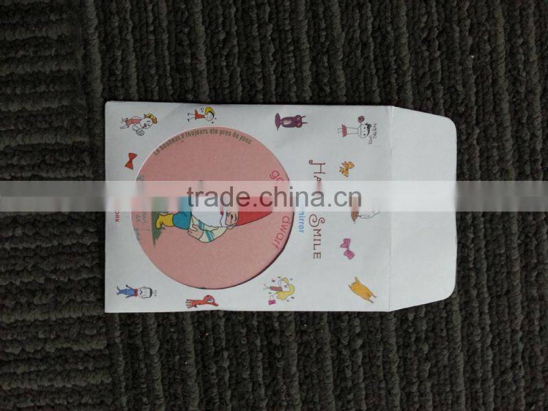 custom glossy header card with hole