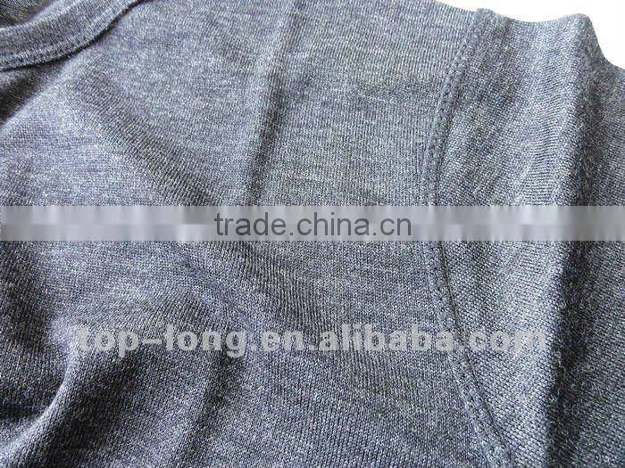 100% merino charcoal base layer women thermal suit of Ladies crew