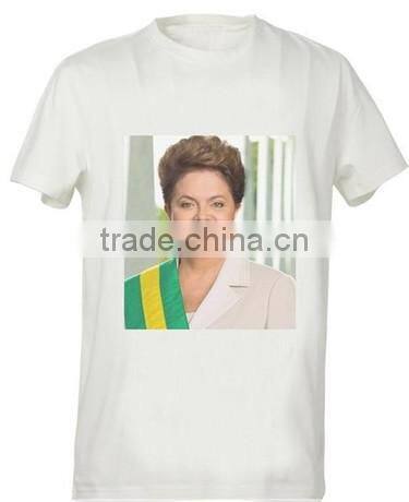 100%polyester red election tshirts in cheapest price wholesale from china supplier