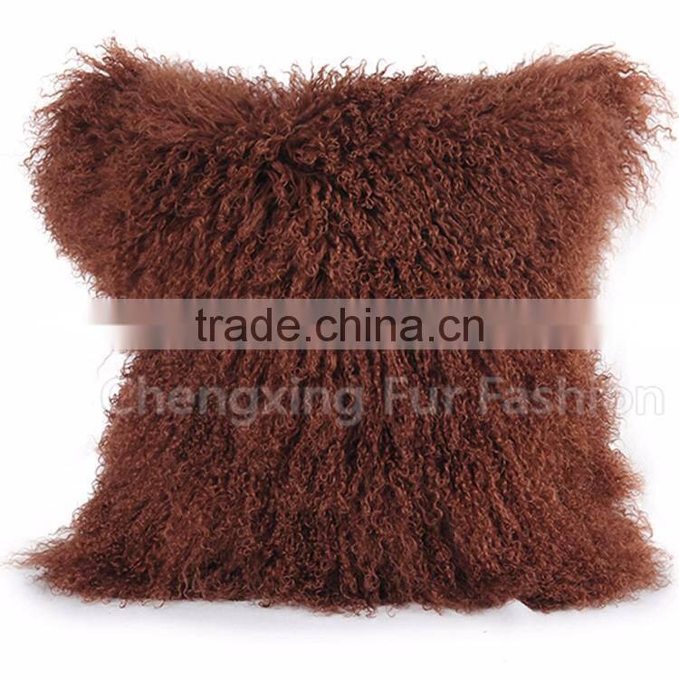 CX-D-04V Lamb Fur Pillow Cases Factory Fashion 100% Competitive Price Cheap Wholesale Pillow