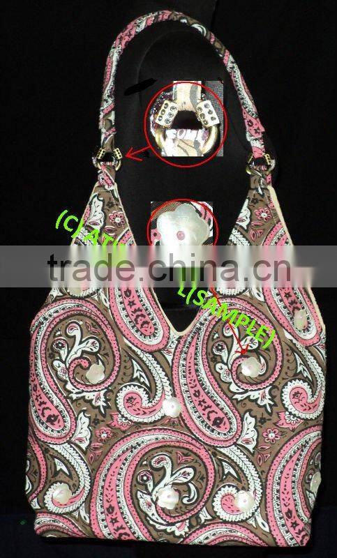 COTTON CANVAS HANDBAGS