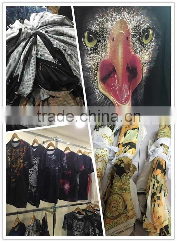 2016 New Brand Polo With Floral Yoke Print Short Sleeves Polo Shirt With Customized Logo Embroidery Shirt With Rib Collar