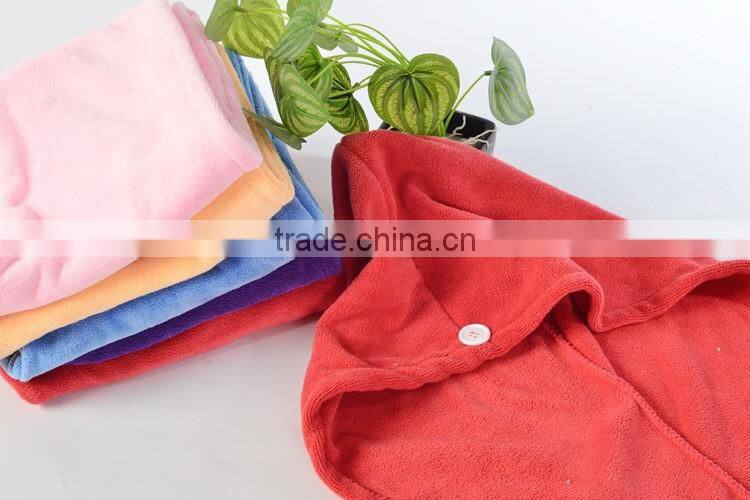 Super absorbent microfiber hair shaft grinding hair towel Thickening of dry hair shower cap