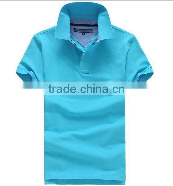 High Quality Cotton Men Polo Shirt 2015 Branded T-shirt Design Custom OEM/ODM China Factory