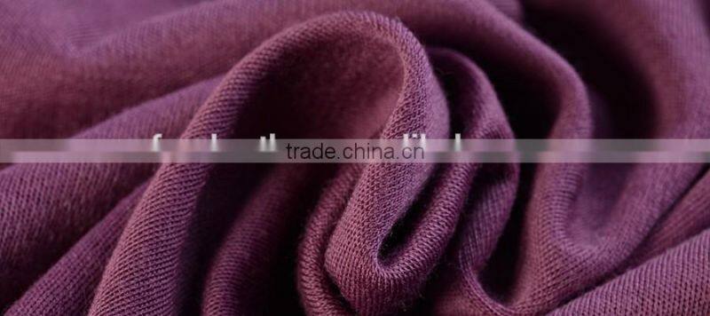 Wool silk jersey knit fabric cheaper price, Warm 100% wool felt fabric
