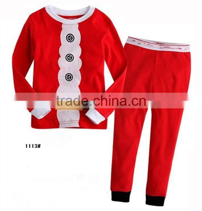 100% cotton Chrismas pajamas,baby Kids Child pyjamas Pijama / Kids Pajamas / Kids Sleepwear