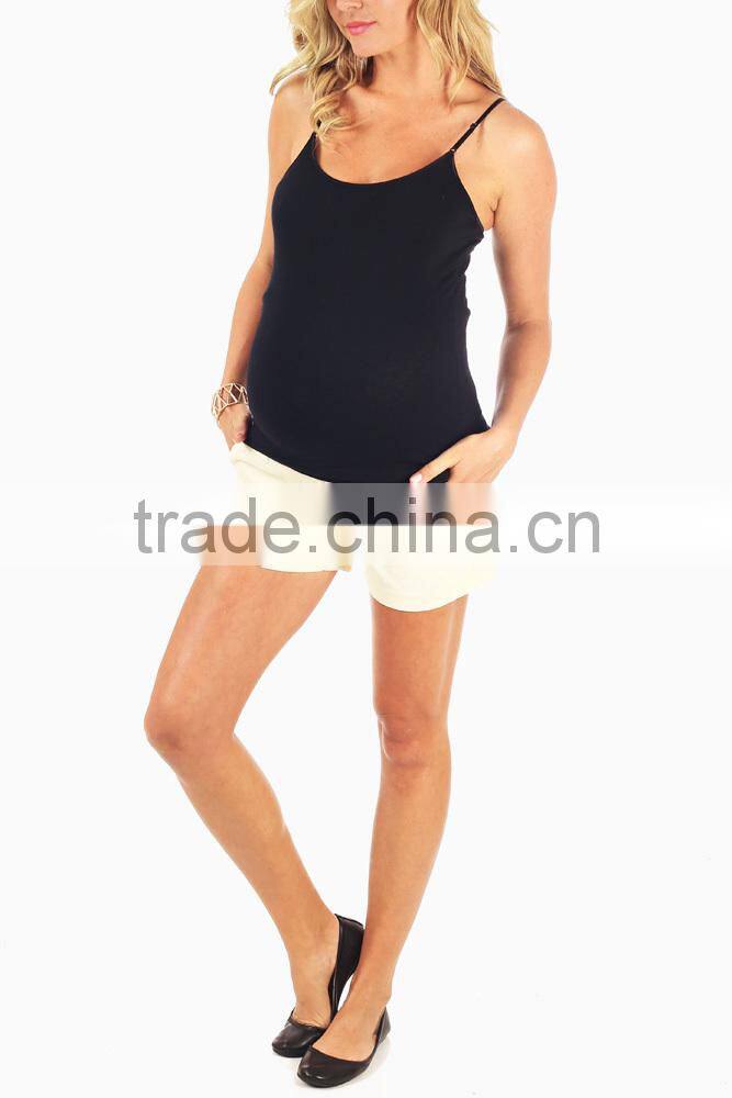 WHOLESALE MATERNITY CLOTHES CHINA CREAM MATERNITY SHORTS