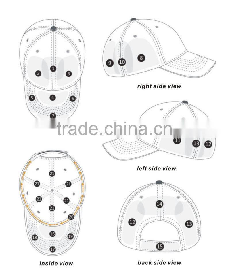 OEM Sport/golf/baseball hat fashion cotton hat wholesale