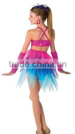 2014 girls competition dance wear tutu dress costume kids&teen -princess girls dress costume-shiny country girl ballet dance