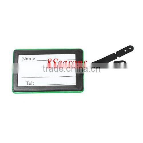 Green Polyvinylchlorid Travel Suitcase Baggage Tag Luggage Tag Name Bag Card Holder