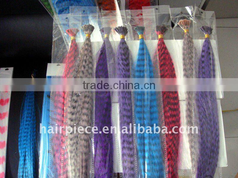 synthetic pre-bonded hair extensions