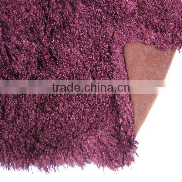 Polar fleece airline blanket with frizzle fleece