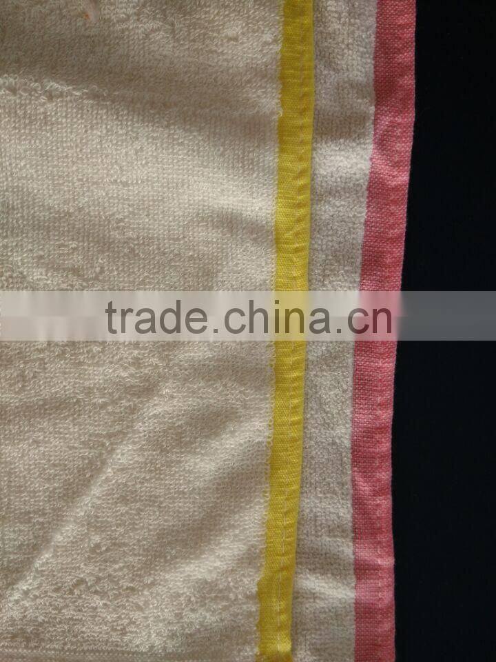 2015 Cheap Terry hotel towel with different colour wholesale