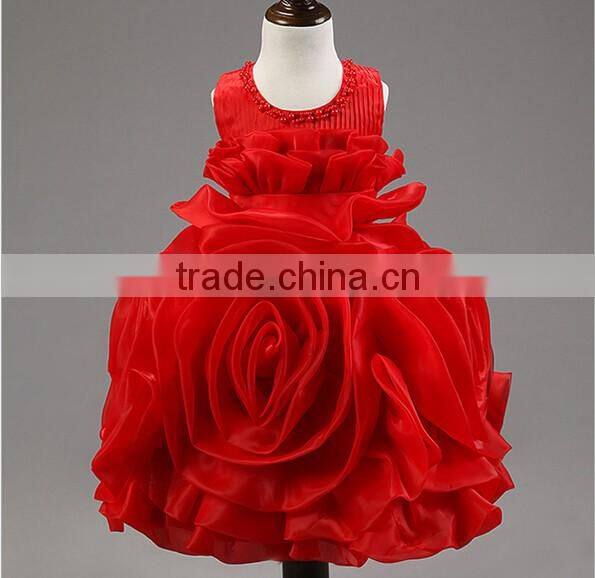 Wholesale softtextile baby girl wedding dress