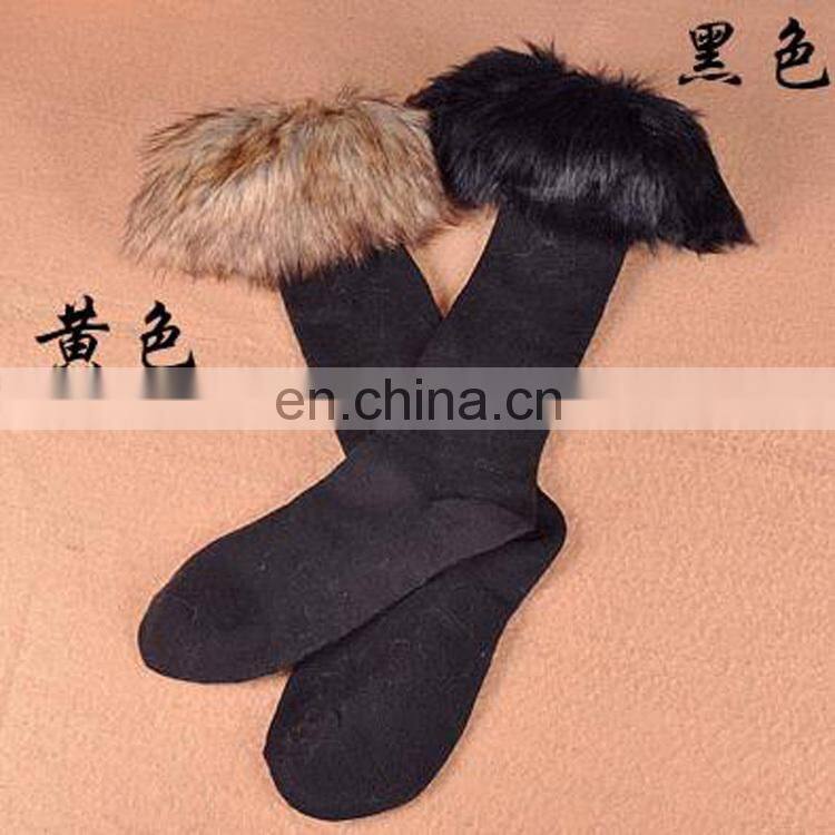 Winter Mid-calf Length Sock Fur Socks