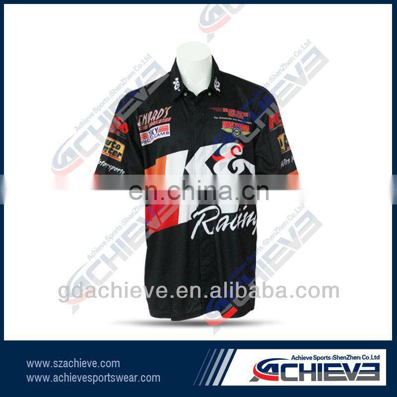 custom 1/4 zipper motorcycle clothing motocross clothing