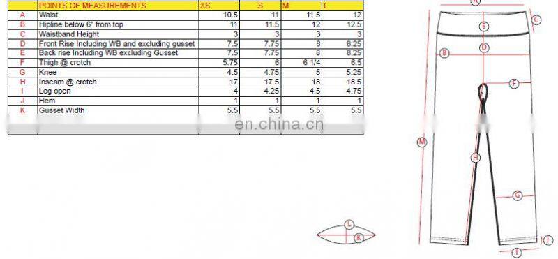 OEM service custom made yoga pants wholesale women leggings tights