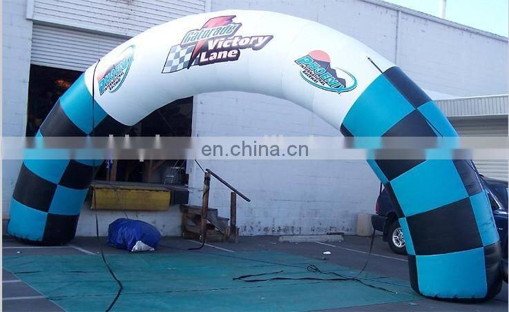 Car race inflatable star & finish arch for large events