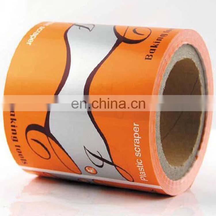 Automatic packaging plastic bopp thermal lamination film card membrane with colorful printing for baking tools packaging