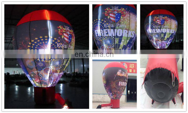 Led ground balloon, inflatable led light ground balloon, inflatable ground balloon