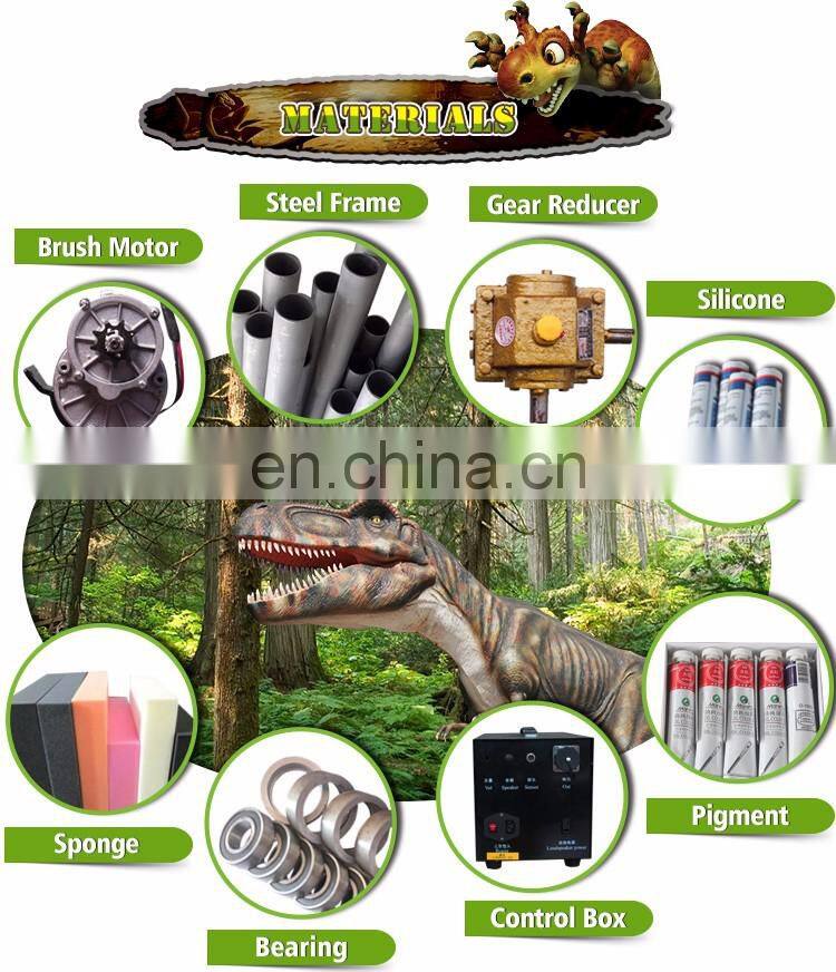 OEM factory theme park life-size realistic dinosaurios animatronic
