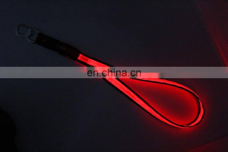 NEW arrival lled flashing lanyards with bottle openers custom bottle opener lanyard custome lanyard