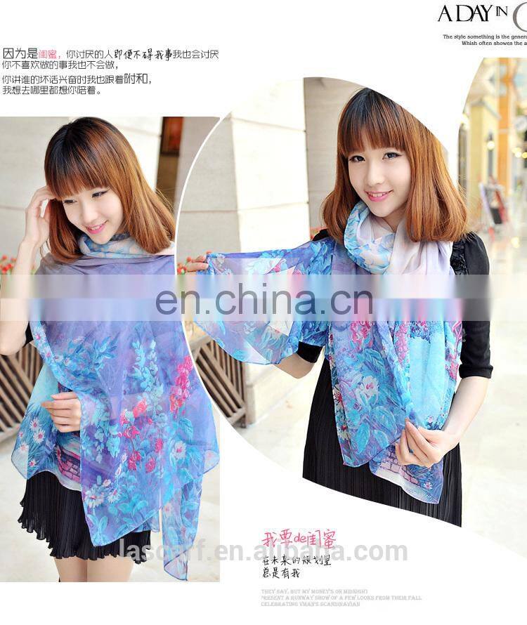 2015spring new style high quality silk crepe suzette cappa(SP2262-2)