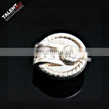 custom private brand name logo Clothes Metal Alloy Button For Jeans