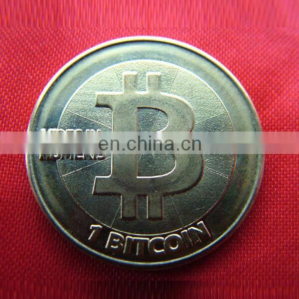 custom made brass bit coin