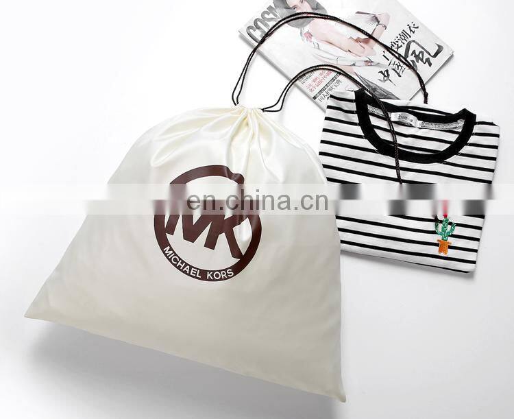 Wholesale cotton cloth drawstring bag custom logo