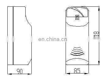300Ml Eco-Friendly Spray Perfume Air Freshener Electric Perfume Disposable automatic dispenser