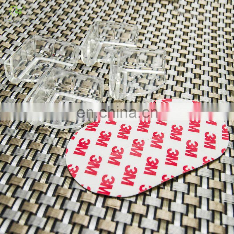 clear plastic corner protective guard pvc kid safe pvc corner guards with smile face