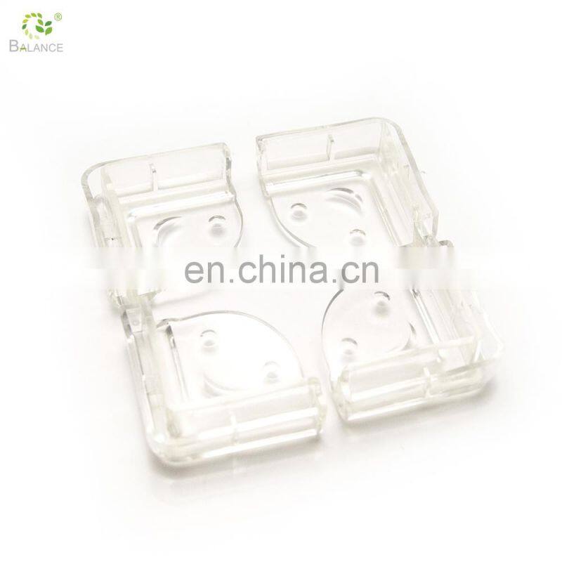 clear plastic corner protective guard pvc kid safe pvc corner guards with smile face